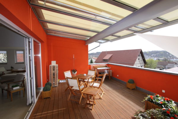 Überdachung für Terrasse Penthouse