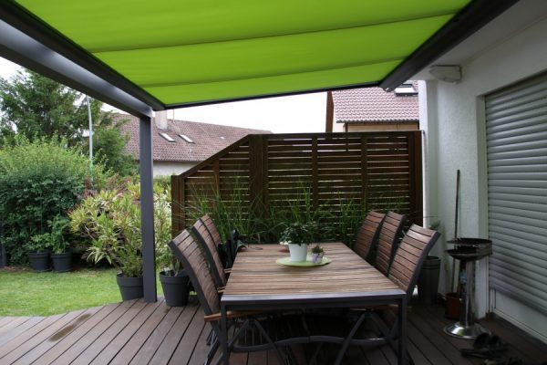 Markise als Sonnenschutz in vielen Farben