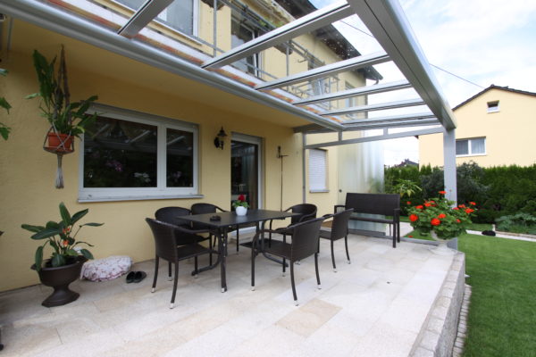 Balkonverlängerung durch Terrassendach