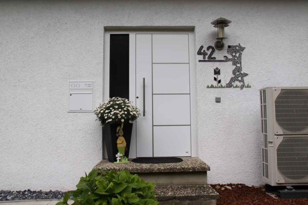 Aluminium Haustüre ohne Glas